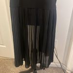 NWOT 2 EXTREMZ black Vest Unique Fringe Sz M Cut‎ from the sides Size M Photo 8