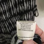 Love Stitch off the shoulder black & white dress S Black Photo 7