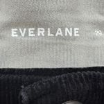 Everlane Black Corduroy High Rise Straight Leg Pants Women Size 29 Photo 2