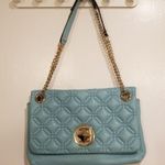Kate Spade ๐๐ Baby Blue Quilted Leather Handbag Photo 1