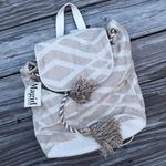 ADORABLE NWT BEACHY EARTH TONES BEIGE/TAN BACKPACK Tan Photo 0