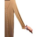 Abercrombie & Fitch Button Down Maxi Cardigan Camel Size XL Neutral Minimalist Photo 7