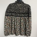 Ava James Sheer Floral Blouse Women’s Large Top Cottagecore Farmcore Lightweight Photo 6