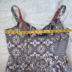 Rachel Zoe  Linen Patchwork Sleeveless  Dress 4 Paisley Floral W/ Pockets! Photo 8