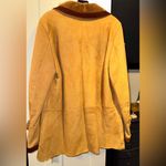 Salvatore Ferragamo NWT  Made In Italy, Suede Leather Lambs Shearling Jacket Photo 10