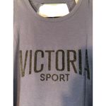 Victoria's Secret Victoria Sport Purple Black Opened Back Athletic Tank Top Women Sz XS Photo 2