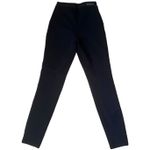 BLANK NYC front suede leather pull on leggings black gray size 25 moto pant NWOT Photo 3