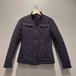 FatFace United Kingdom Blue Quilted Button Zip Jacket Size US 2 Coat Outdoors Photo 8