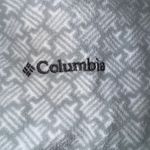 Columbia  Womens Pullover Top Medium Gray‎ Geometric Print Quarter Zip Active Photo 3
