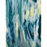 Logo Layers Tank Top Womens XL Sleeveless Loose Fit Tank Abstract Yellow Photo 1