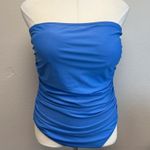 J.Crew Royal Blue Strapless One Piece Swimsuit - Size 18 Photo 1