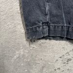 Madewell Low Slung Baggy Cargo Jeans Women 31 Washed Black Denim Hemp Blend Photo 6