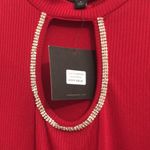 Marc New York New Holiday Red-  Gorgeous jellewed top Small Photo 1