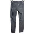 prAna  Skinny Jeans Gray Long Length Inseam Lightweight Denim 5‎ Pocket Design Photo 1