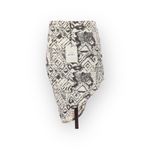 Pam & Gela new ✲ Asymmetric Drape Print Mini Skirt ✲ Hazy Stone Print ✲ Small Photo 5