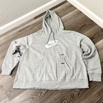 Nike  Light Gray Hoodie with Logo Photo 3