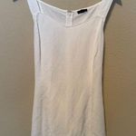 Ann Taylor Factory Cotton Wide Strap Sleeveless Shirt White Tie Women’s 6 Beach Photo 0
