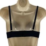 Lively Long Line Lace Bralette Deep V Neck Unpadded Small Black Photo 6