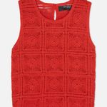 Primark  red crochet top Photo 0