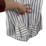 Theory Womens Slim Collar Button Up Shirt Blue Size Small Nautical I0604509 Job Photo 14