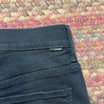 NWOT MOTHER DENIM BLACK STRETCH STUNNER ZIP ANKLE STEP FRAY JEANS Size 31 Photo 7