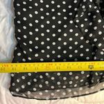 Olivia Matthers Polka Dot Black Midi Dress Size 6 Black Photo 7