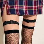 Minimalist Black Thigh Garters New Photo 0