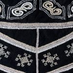 Free People Embroidered Boho Short Sleeve Muse Black Top Linen Blend Women’s S Photo 5