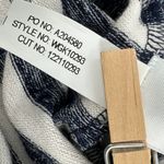 Market & Spruce  Striped PERINE Pocket Pullover Knit Hoodie Top Women's XS NEW  Photo 6