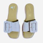 Seychelles  Manhattan Suede Slide Sandal Womens‎ Size 7.5 Blush Pink Buckle Shoes Photo 1