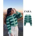ZARA  Open Knit Textured Cardigan Sweater Photo 7