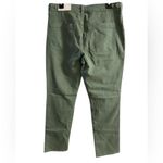 American Eagle classic stretch skinny olive green trousers Sz 12 short Women NWT Photo 1