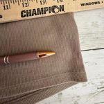 Double Zero * Women's Ribbed T-Shirt Dress Size Medium Casual Chic Taupe Summer Photo 8