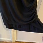 Halogen 🔵 Black Mock Neck Sleeveless Bodycon Dress Fitted Mini w/High Neckline size XS Photo 5