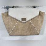 Kate Spade  Tweed & Pebble Leather Envelope Handbag Satchel Purse Photo 1