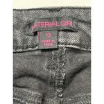 Material Girl  Denim Black Distressed Bermuda Shorts Sz 13 Juniors Photo 8