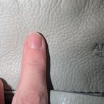 American Leather Co. Leather Crossbody Light Blue/Green Green Photo 7