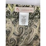 Dress Barn  Women's Glamp Camp Olive Green Skirt Photo 2