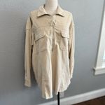 Aerie  Offline Corduroy Oversized Quarter Zip NWT Size XS Pullover‎ Shacket Photo 1