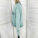 PINK - Victoria's Secret Pink Victoria’s Secret Collab US Navy Distressed Pullover Shirt Green XS‎ Photo 2