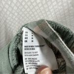 American Eagle  Green White Plaid Smocked Wide Leg Jumpsuit Photo 5