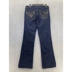 Southpole  Women's Jeans Vintage sequined Dark Wash Size 9 Flare Leg Photo 1