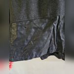 Torrid  Dark Gray and Black Faux Leather/ Wool Motor Jacket Photo 3