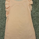 Loft Coral ruffle tank top Photo 0