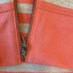 Chico's Weekends By Chico’s Pink Gray Stripe Zip Up Sweatshirt Jacket Size Chico’s 1 /M Photo 5