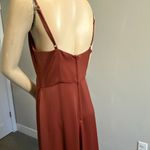 Celebrate DB Studio Cinnamon Long Formal Dress Red Size 8 Photo 6