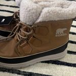 Sorel Womens Explorer Carnival Waterproof Insulated Winter Boots in Elk Size 6 Photo 3