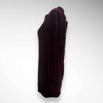 ROMANTIC HUT Women's Burgundy Velvet Long Sleeve Body Con Dress Medium‎ | EUC Photo 5