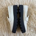 Franco Sarto White faux leather platform loafers Photo 2