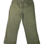 Y2K Wide‎ Leg Skater Inspired Jeans High Waist Baggy Soft Grunge Pants Medium Green Size undefined Photo 0